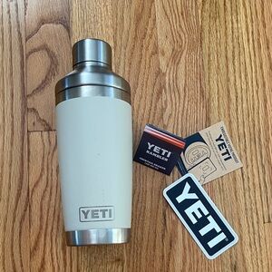YETI Tan and Silver Cocktail Shaker